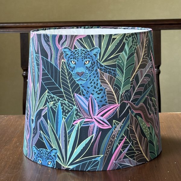 Tropical Midnight Blue Elegance Lampshade