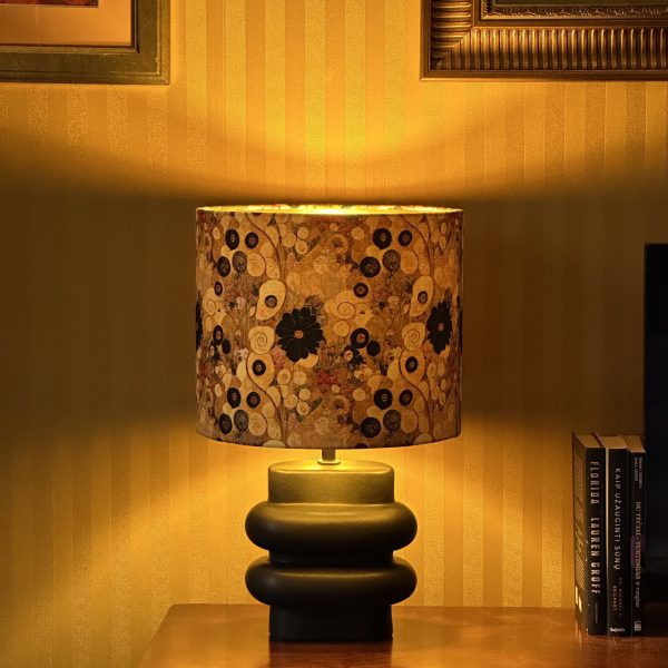Klimtesque Flowers Table Lamp Judy