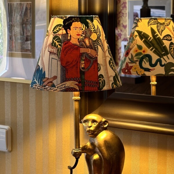 Frida’s Garden Tea Coolie Gold Lampshade