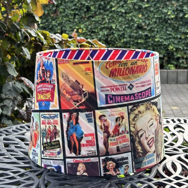Vintage Marilyn Monroe Cinematic Double-Sided Lampshade
