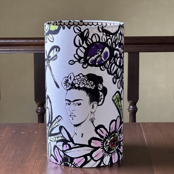 Frida Kahlo Art Floral Dual Sided Dot Lampshade
