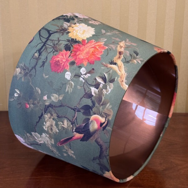 Victorian Birds Empire Copper Lampshade