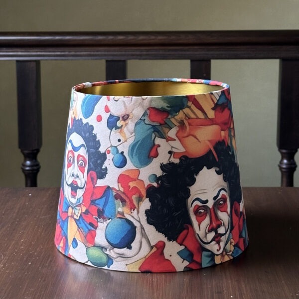 Colorful Circus Clown Art Lampshade
