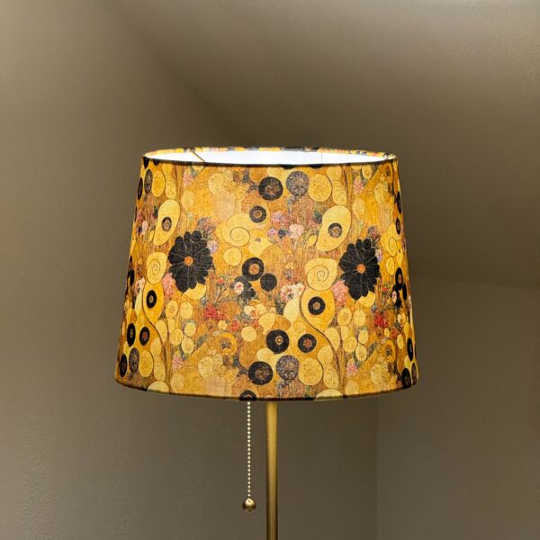 Klimtesque Art Nouveau Floral Empire Lampshade