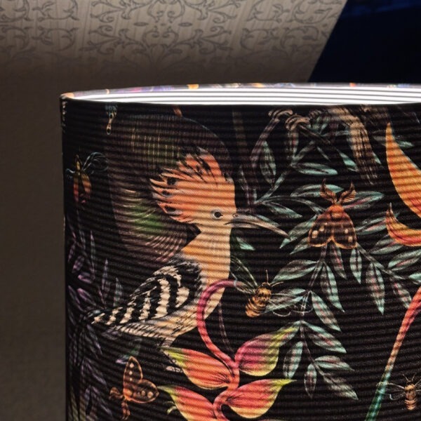 Exotic Bird Garden & Striped Glow Lampshade