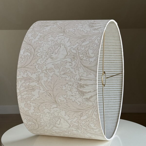 William Morris Anemone Lampshade – Stripe Interior