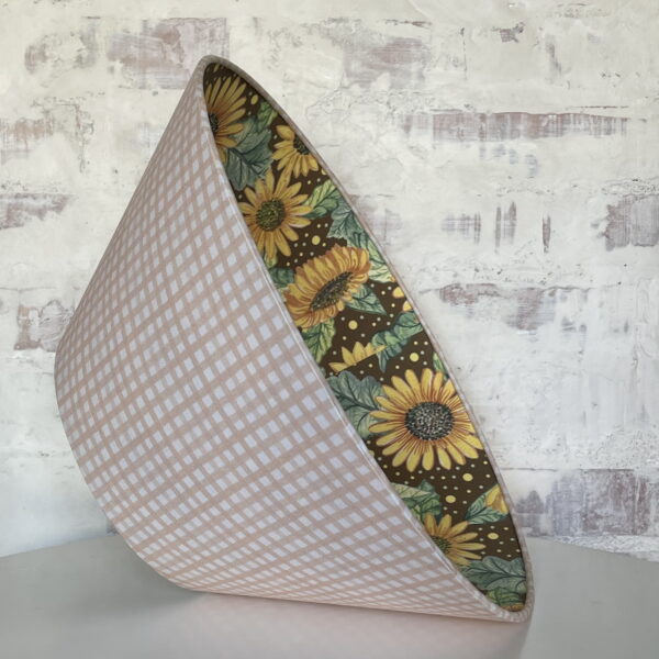 Double-Sided Sunflower Coolie Lampshade