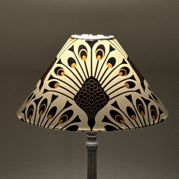 Art Deco Peacock Coolie Lampshade