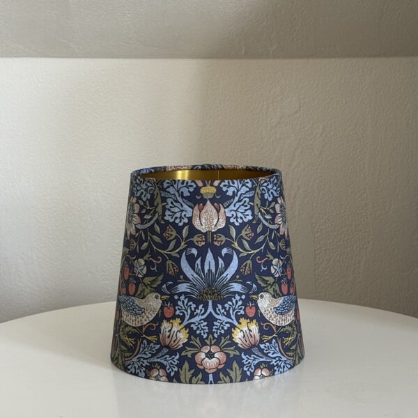 William Morris Strawberry Thief Gold Lined Lampshade