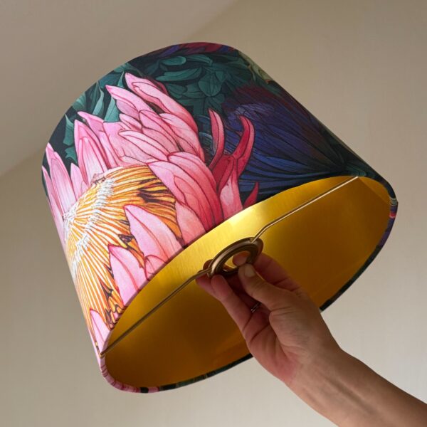 Protea Elegance Empire Brushed Gold Lampshade