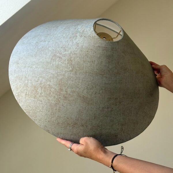 Urban Concrete Coolie Lampshade Grey Textured