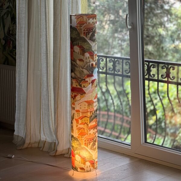 Italian Sunset Villa Freestanding Floor Lamp