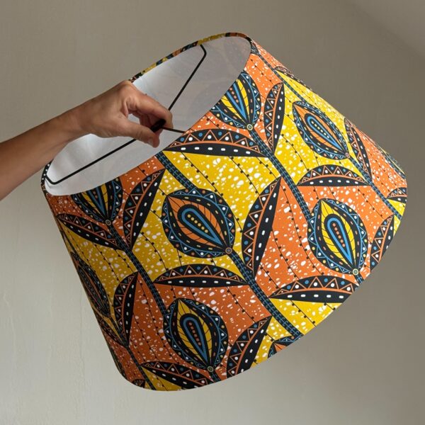 African Botanical Print Tapered Lampshade